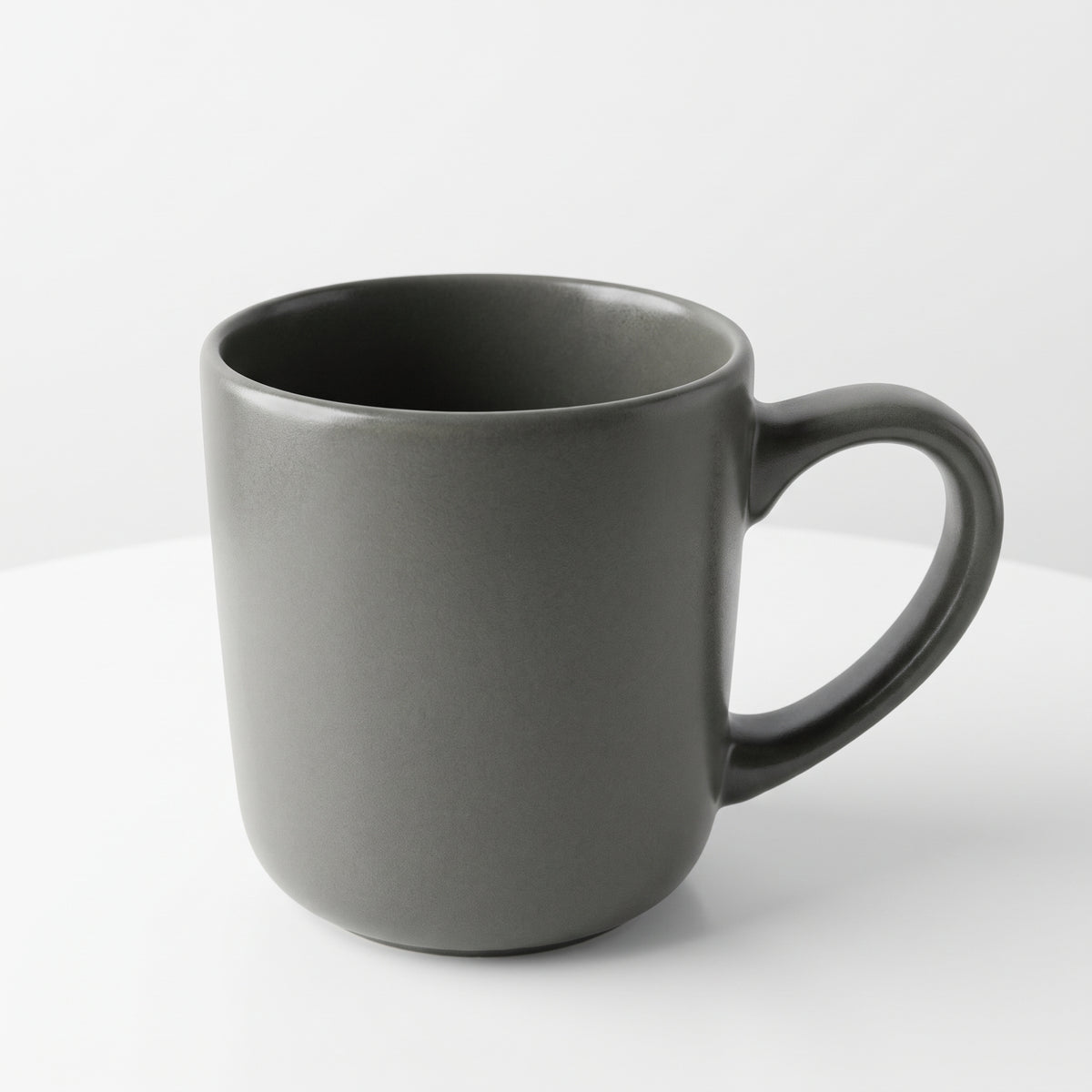 Tasse à café élégante en grès vert – 13 oz / 369 ml
