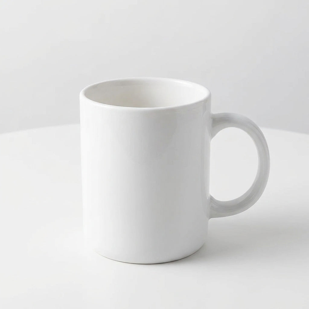 Classic White Coffee Mug – Minimalist Ceramic Tea & Coffee Cup