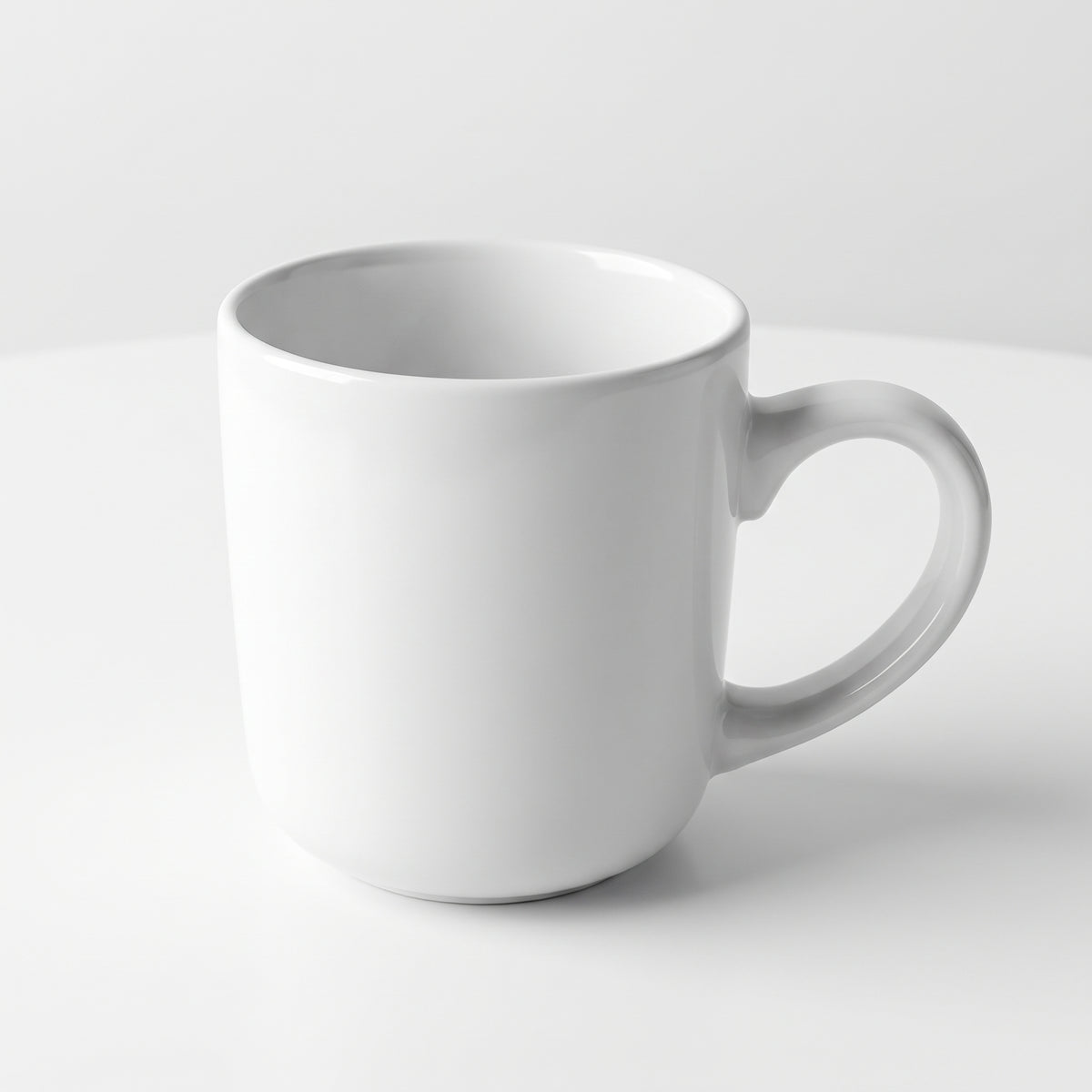 Tasse à café en grès blanc uni – 13 oz / 369 ml