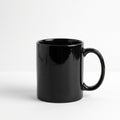 Tasse à café noire en céramique et grès – 12 oz / 355 ml