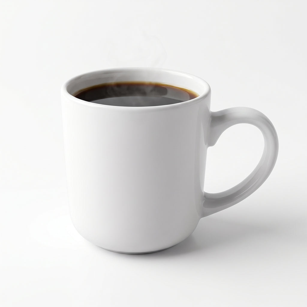 Tasse à café en grès blanc uni – 13 oz / 369 ml