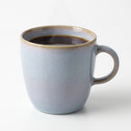 Tasse à café en céramique bleu clair – Design élégant avec finition brillante