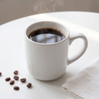 Tasse à café en grès blanc uni – 13 oz / 369 ml