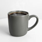Élégante tasse à café en grès vert – 13 oz / 369 ml